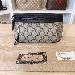 Gucci Supreme GG Eden Belt Bag Black Small